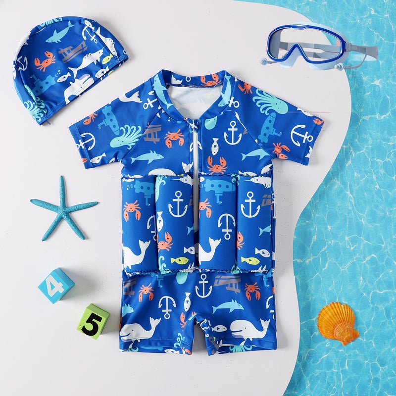 Children'S Buoyancy Swimsuit Baby Toddler Boy Girl Girl Baby Swimsuit One-Piece Floating Swimsuit Swimsuit - Image 1